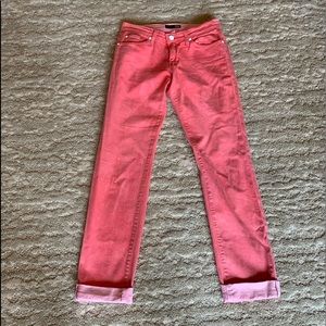 Women’s pink jeans